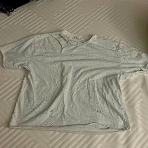 White t-shirt with holes (how it came)